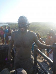 Muddy me Me coming out of the mud pits a new more muddy man
