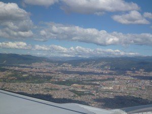 Quito view View of Quito from the sky