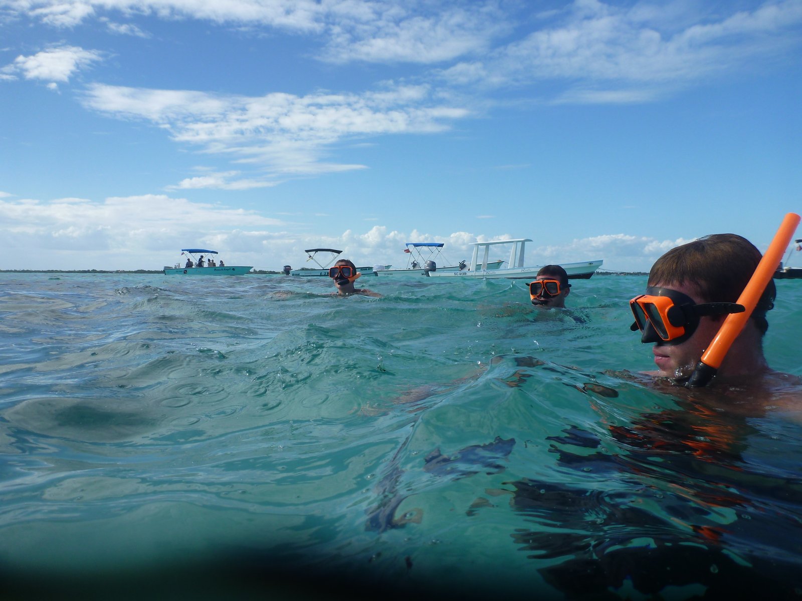 Snorkeling in Caye Caulker Belize