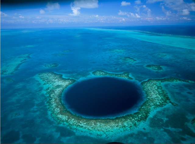 Blue hole,Caye Caulker Belize -Photo by national Geographic