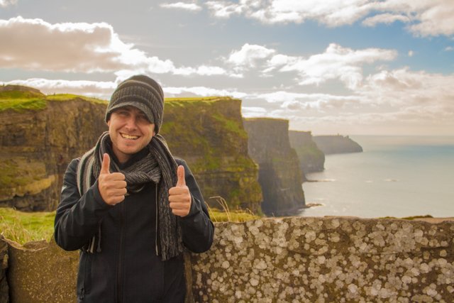 Me at Cliffs of Moher Ireland