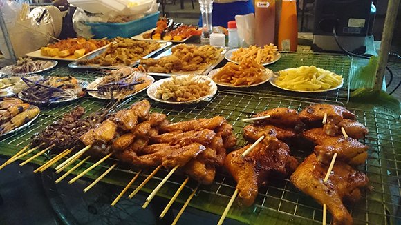 Some of the many delicious street foods